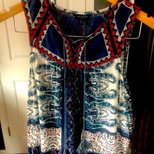 LUCKY BRAND SLEEVELESS SHIRT